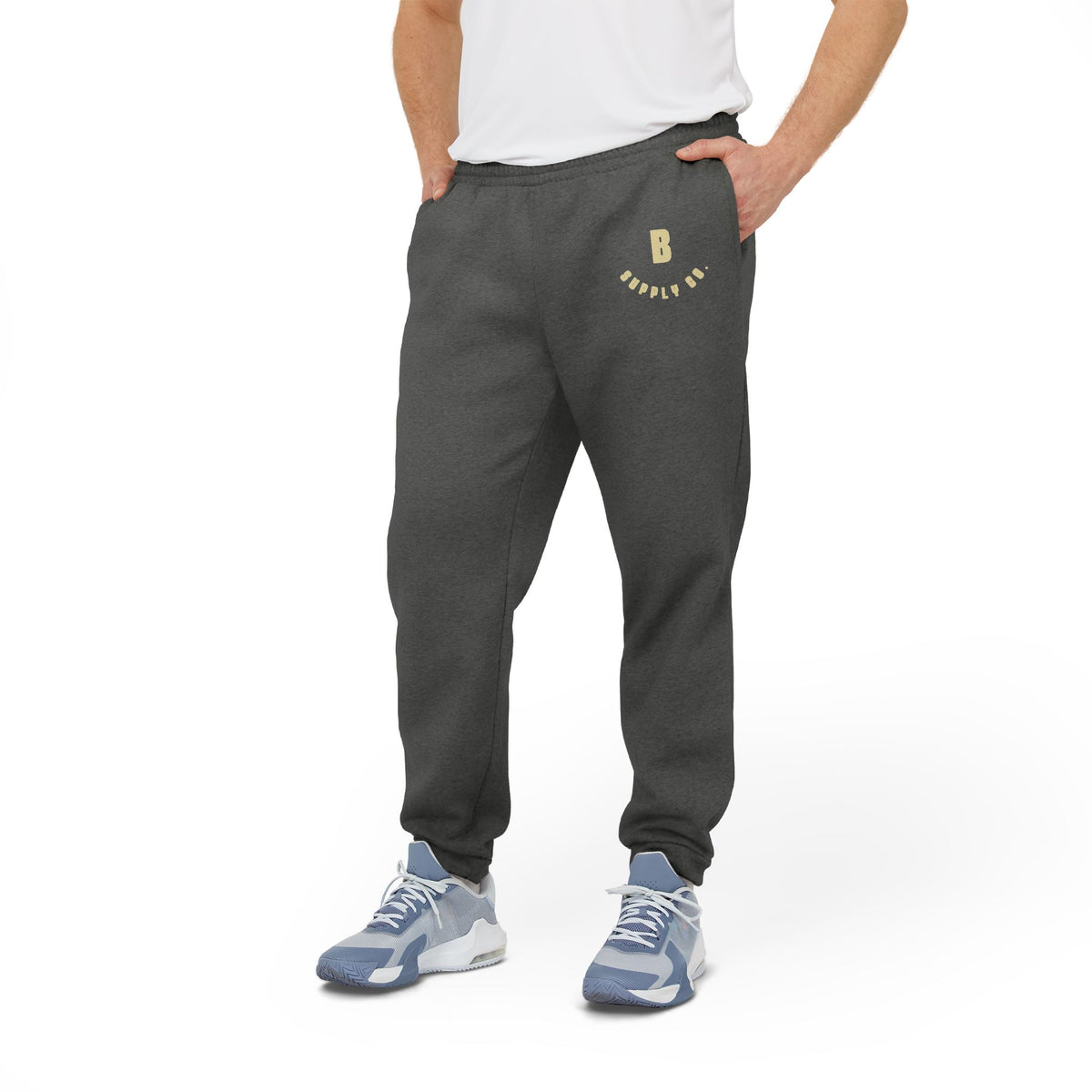 adidas® x BADCOMPANY Fleece Joggers - BAD COMPANY SUPPLY CO.
