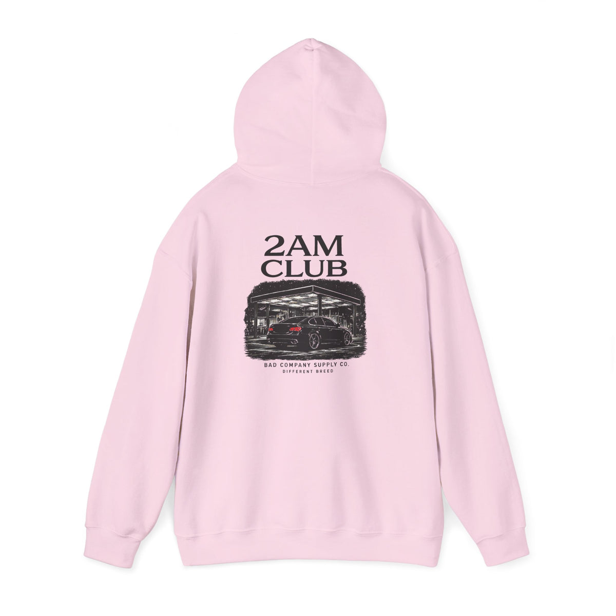 Bad Company 2AM Club racing garage graphic hoodie