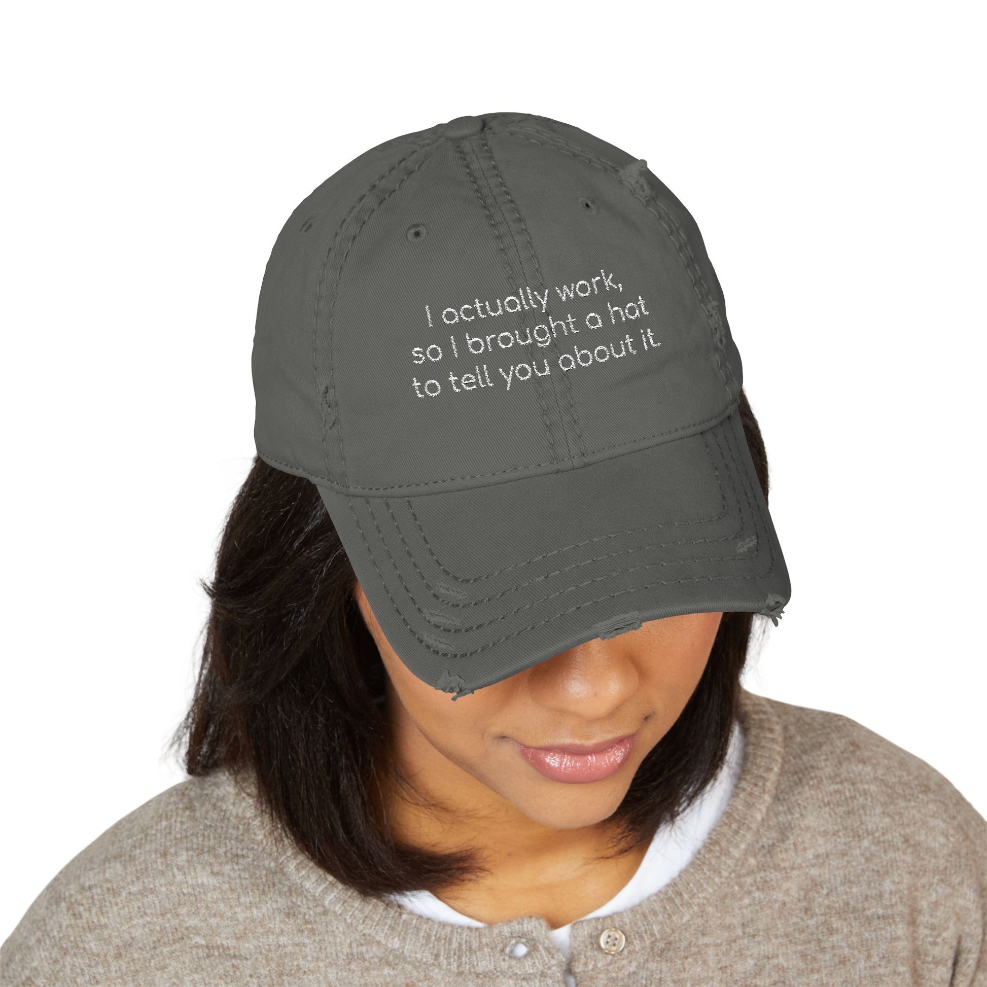 I ACTUALLY WORK HAT - BAD COMPANY SUPPLY CO.