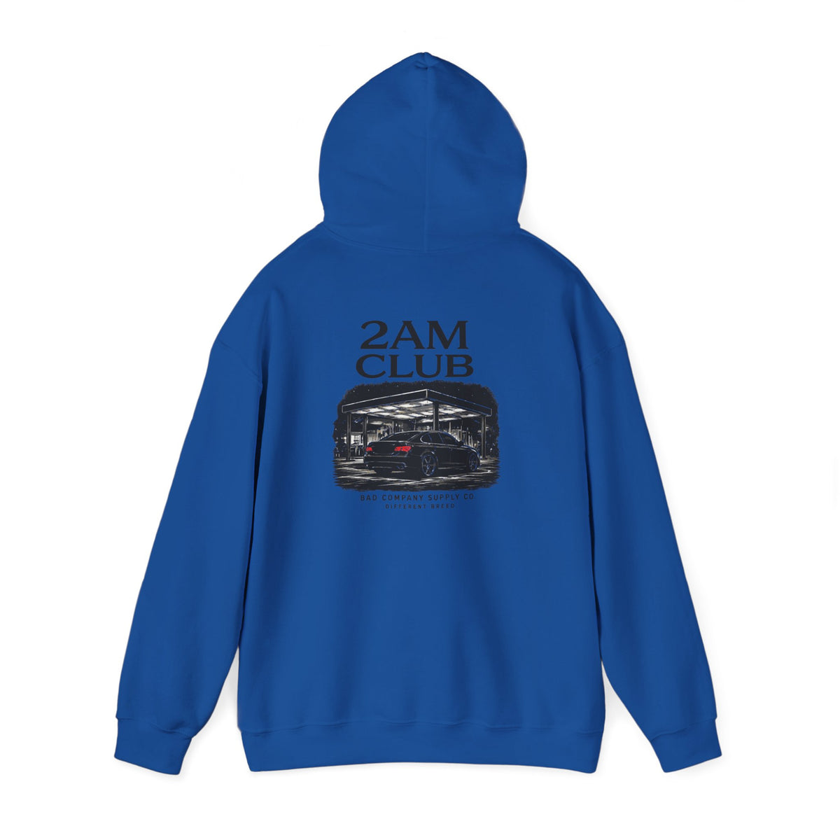 Bad Company 2AM Club racing garage graphic hoodie