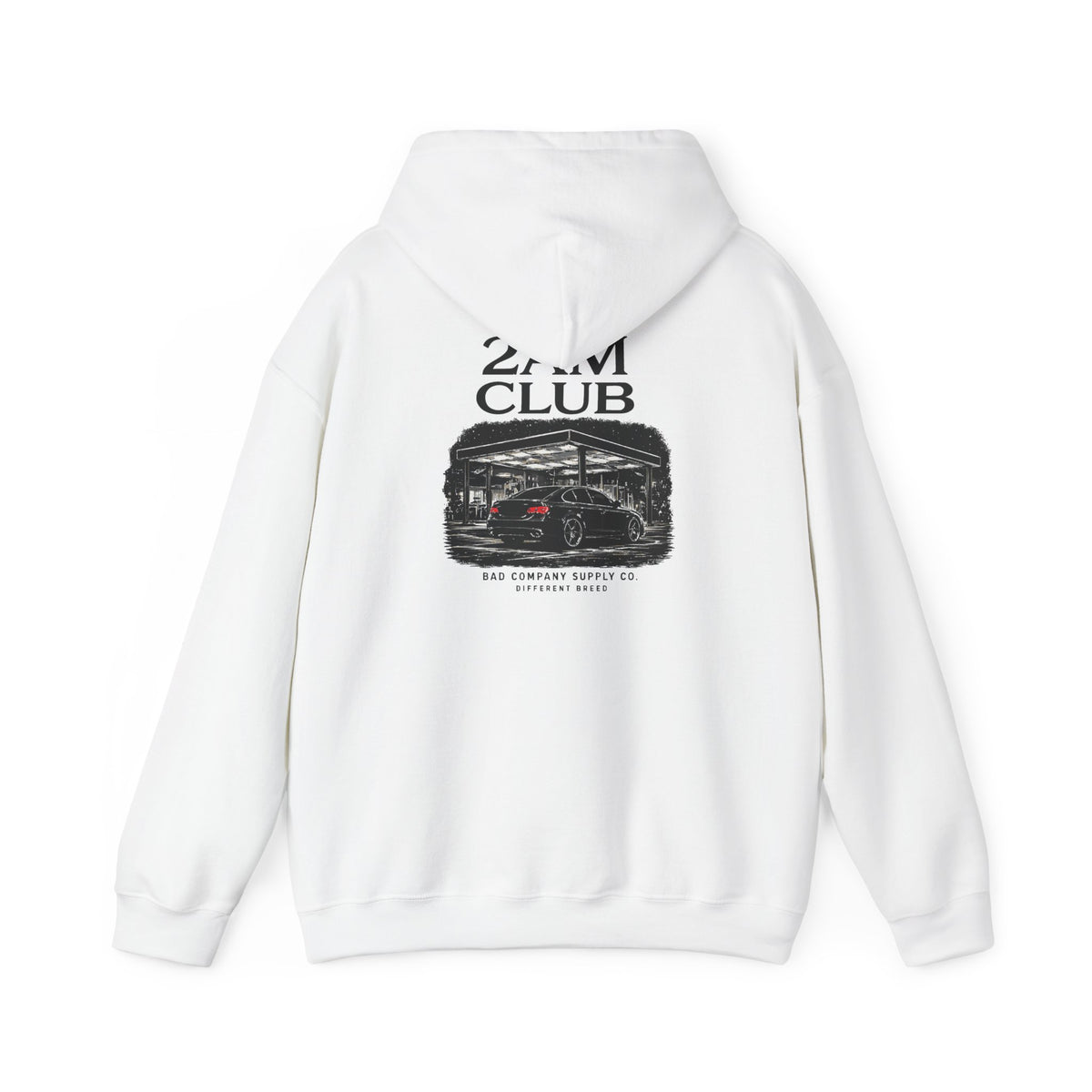 Bad Company 2AM Club racing garage graphic hoodie