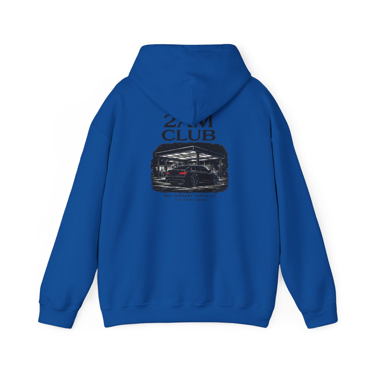 Bad Company 2AM Club racing garage graphic hoodie