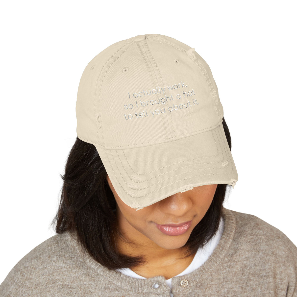 I ACTUALLY WORK HAT - BAD COMPANY SUPPLY CO.