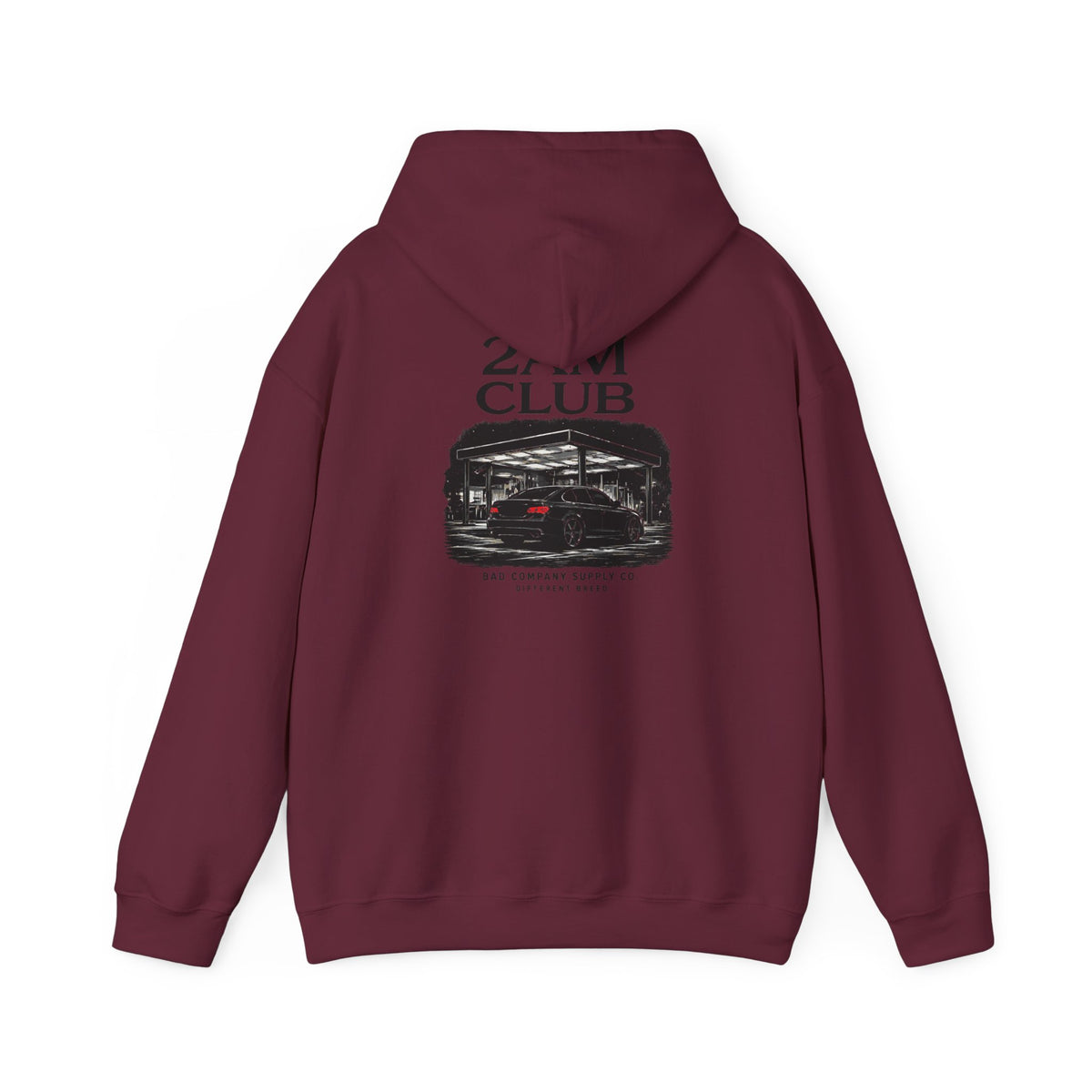 Bad Company 2AM Club racing garage graphic hoodie