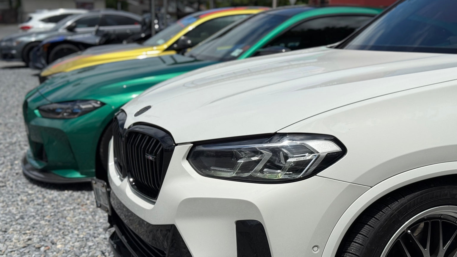Modern modified BMW lineup